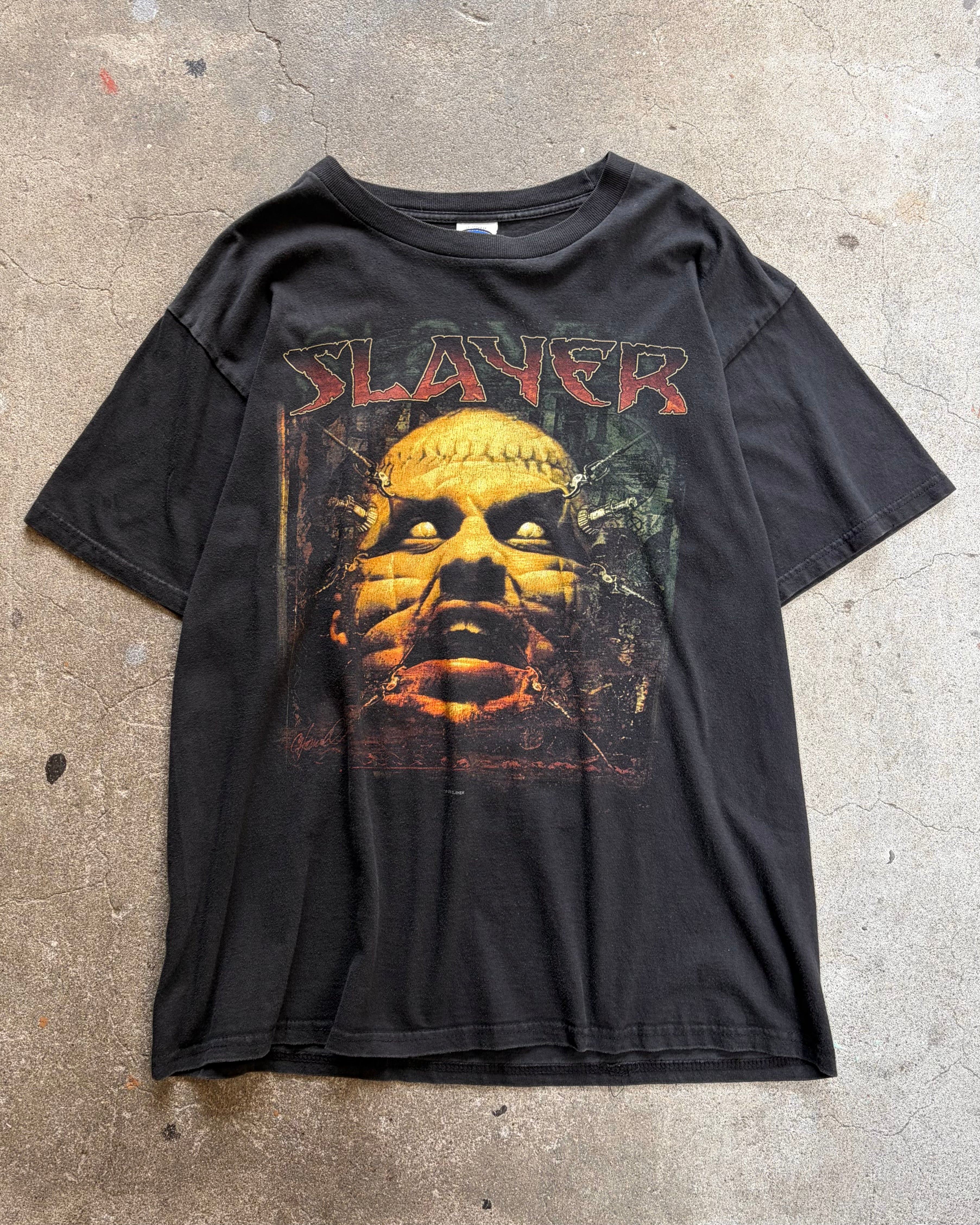 00’s  “SLAYER” band t-shirt large
