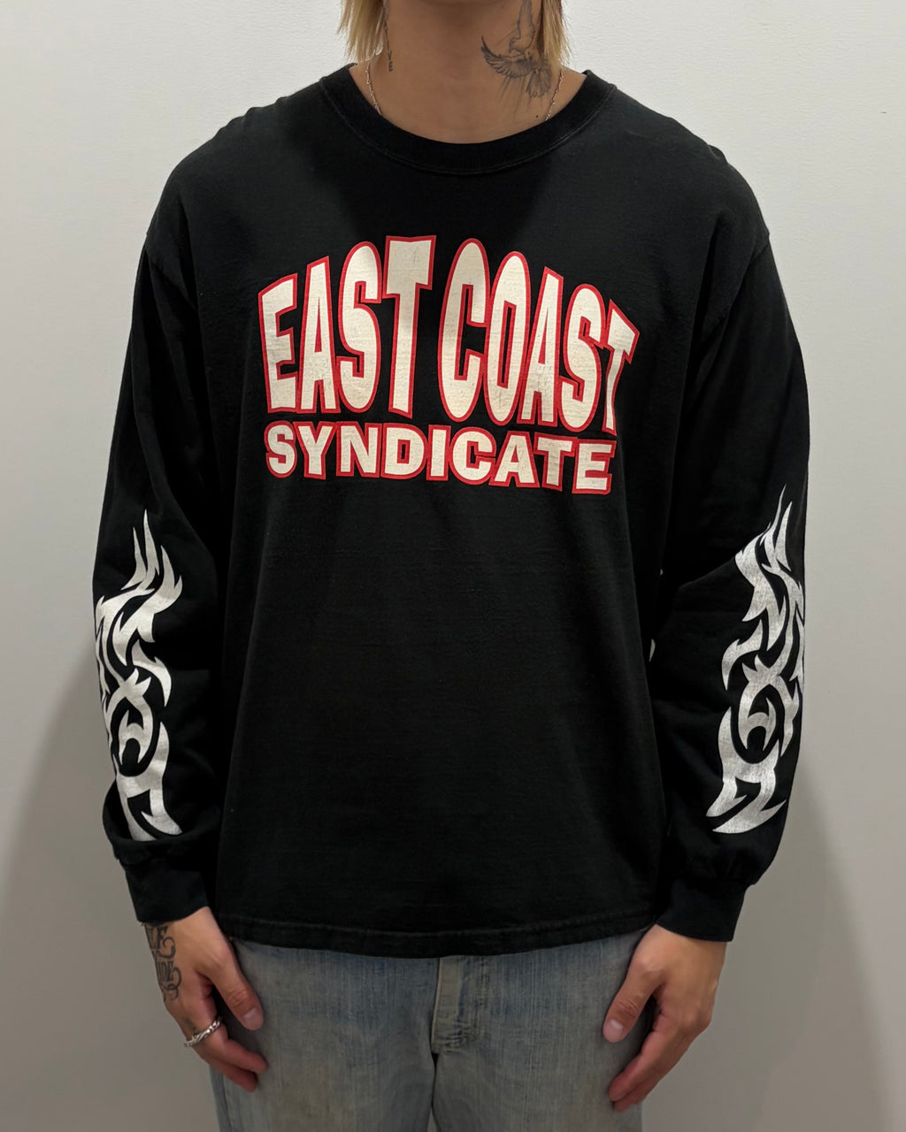00’s 415 CLOTHING
“EAST COAST SYNDICATE” l/s t-shirt LARGE