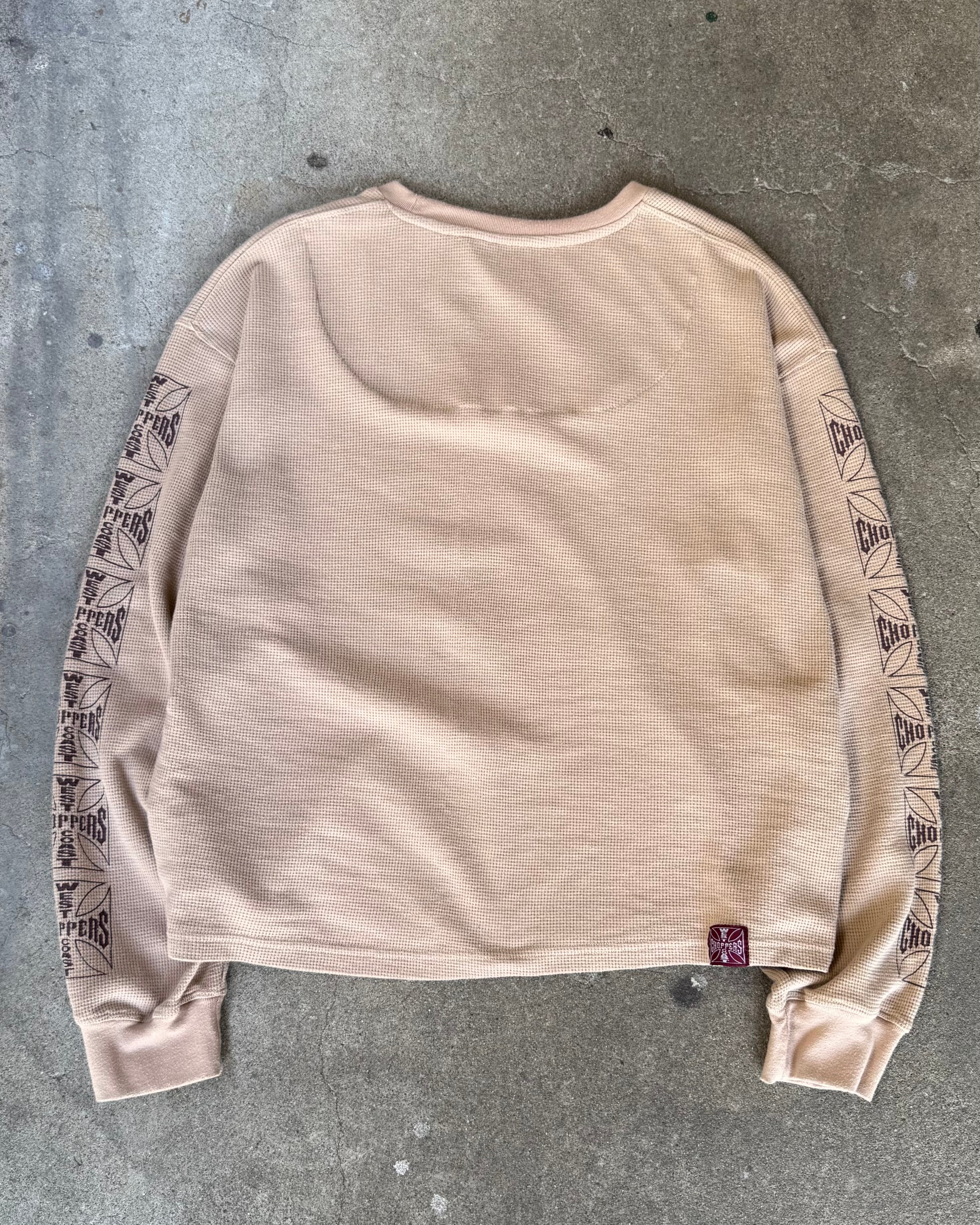 00’s “WEST COAST CHOPPERS” thermal l/s t-shirt LARGE