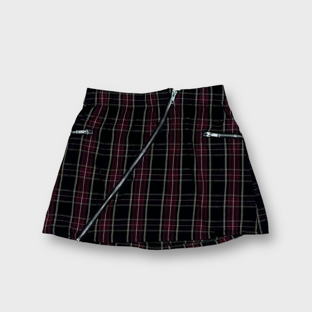 "HOT TOPIC" tartan check pattern skirt