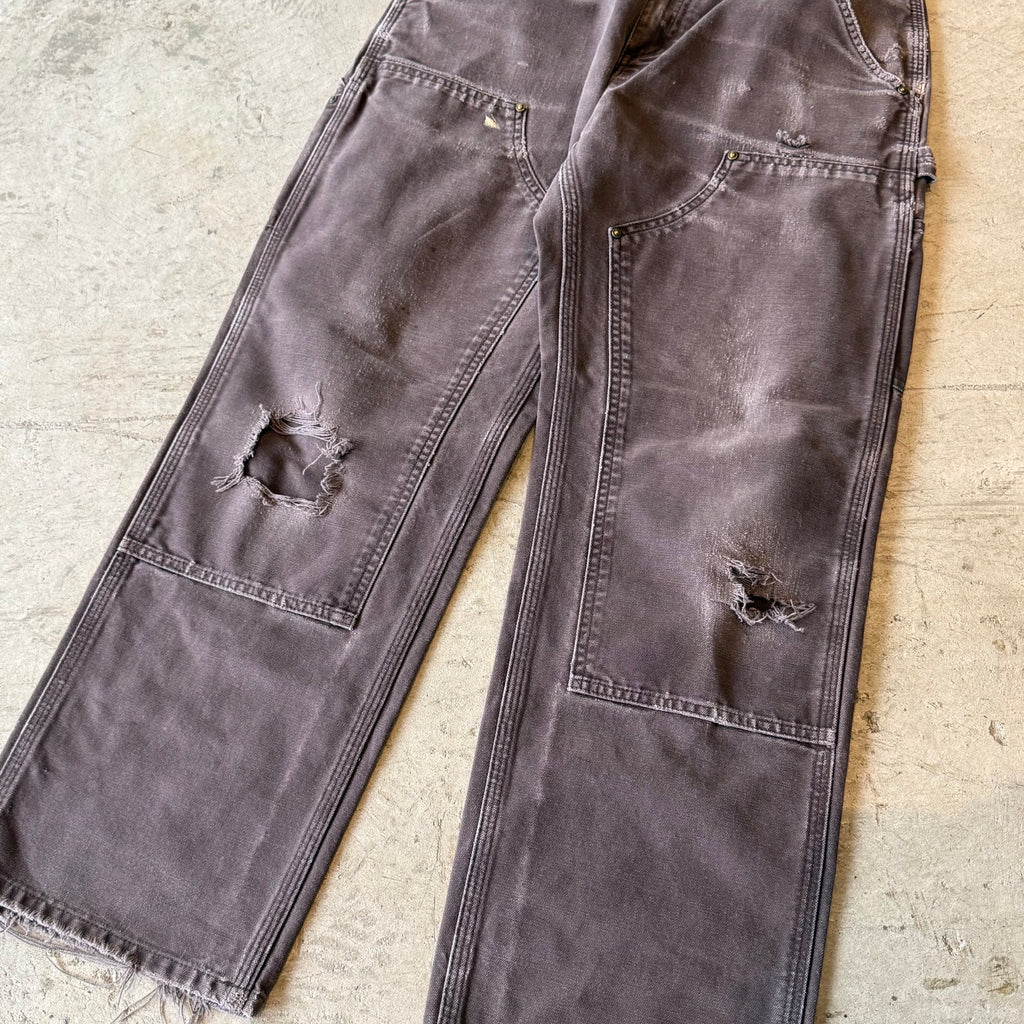 00's "Carhartt"faded double knee work wear pants 31×L30