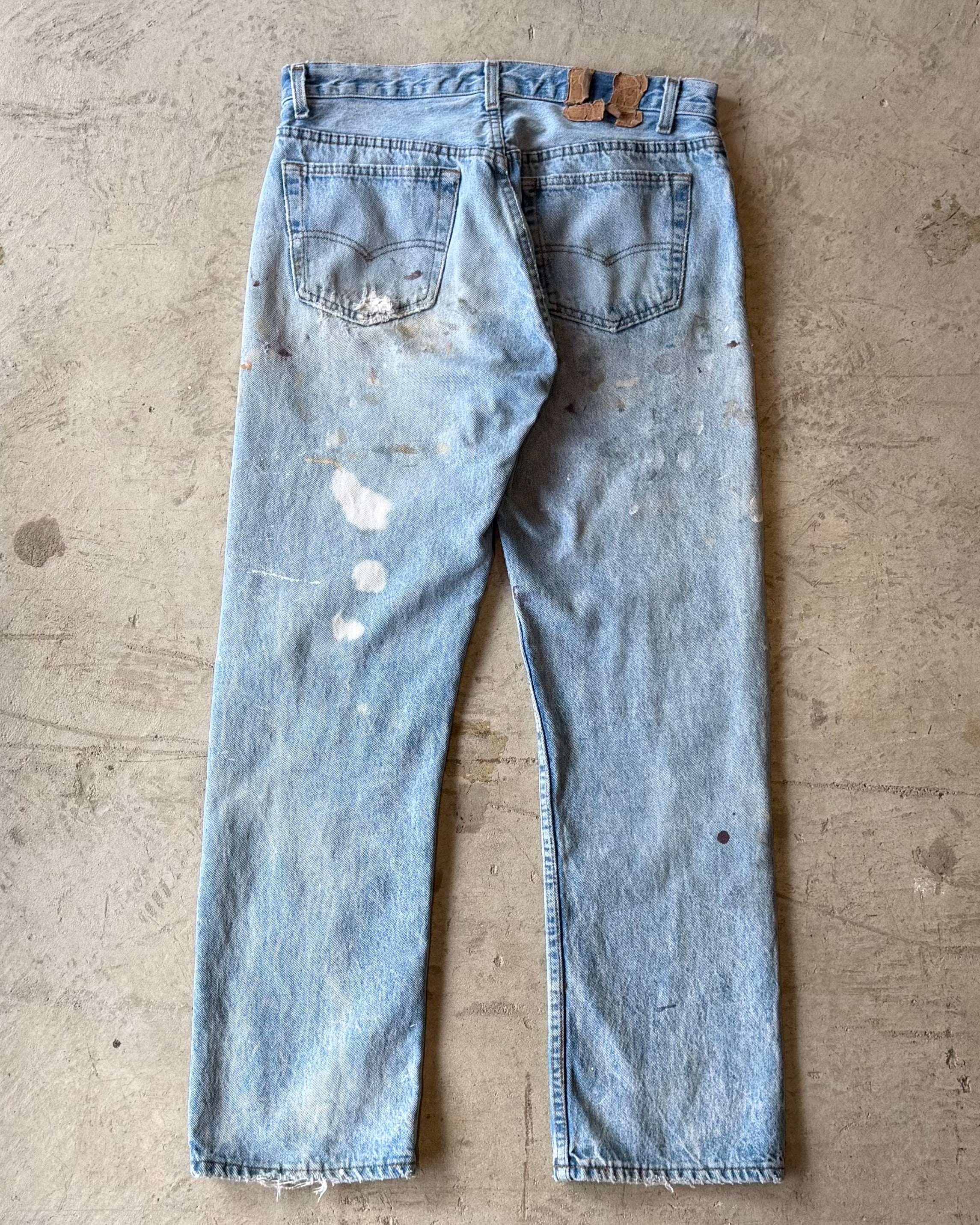 90’s “LEVI’S” crush repair denim pants