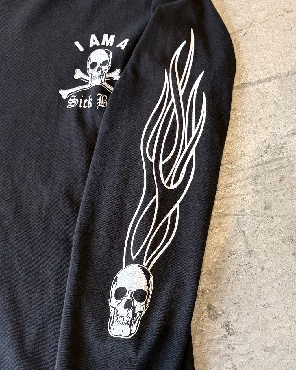 00's "SICK BOY" l/s t-shirt x-large