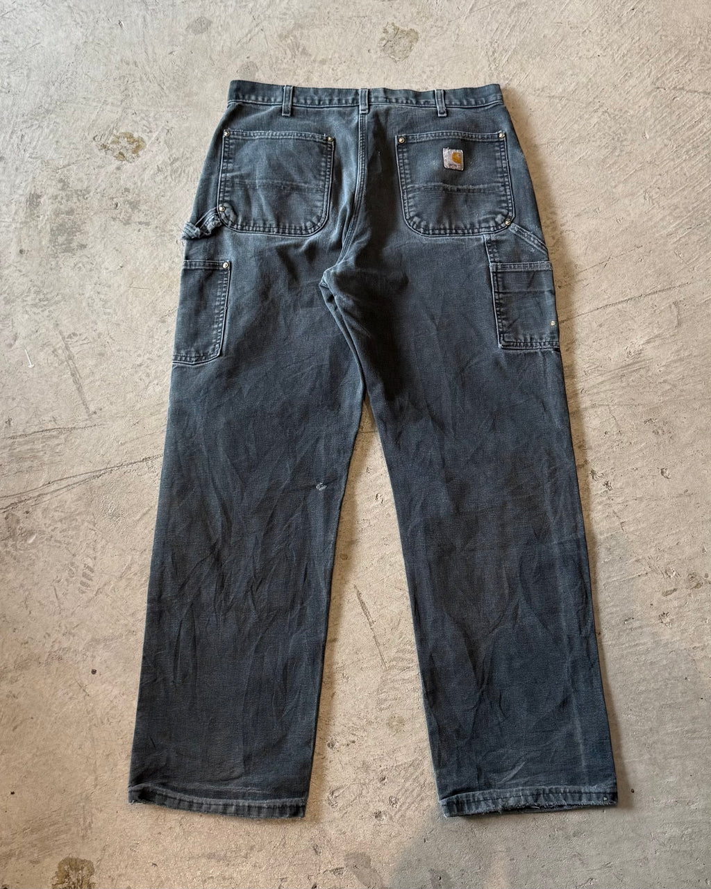 00's "Carhartt"faded double knee work wear pants 34×32