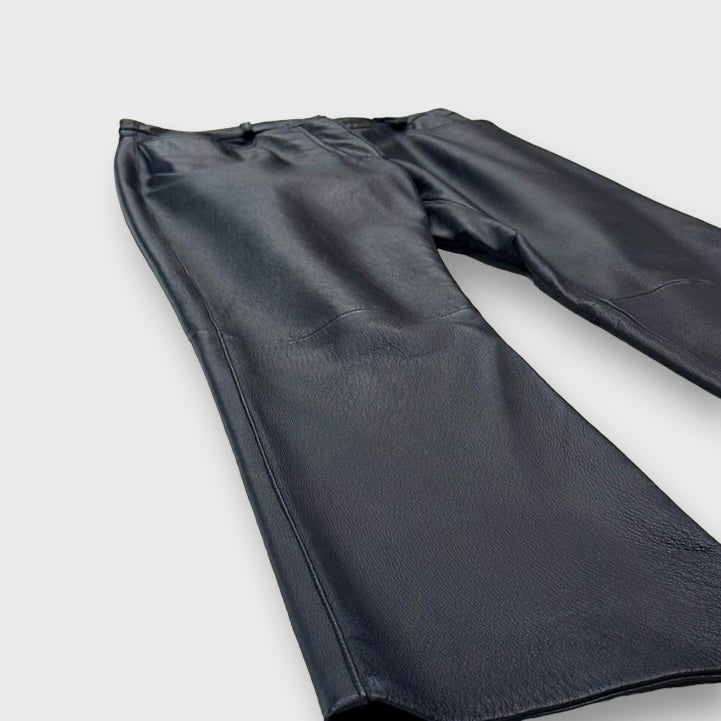 90's "STUDIO81" Leather pants
