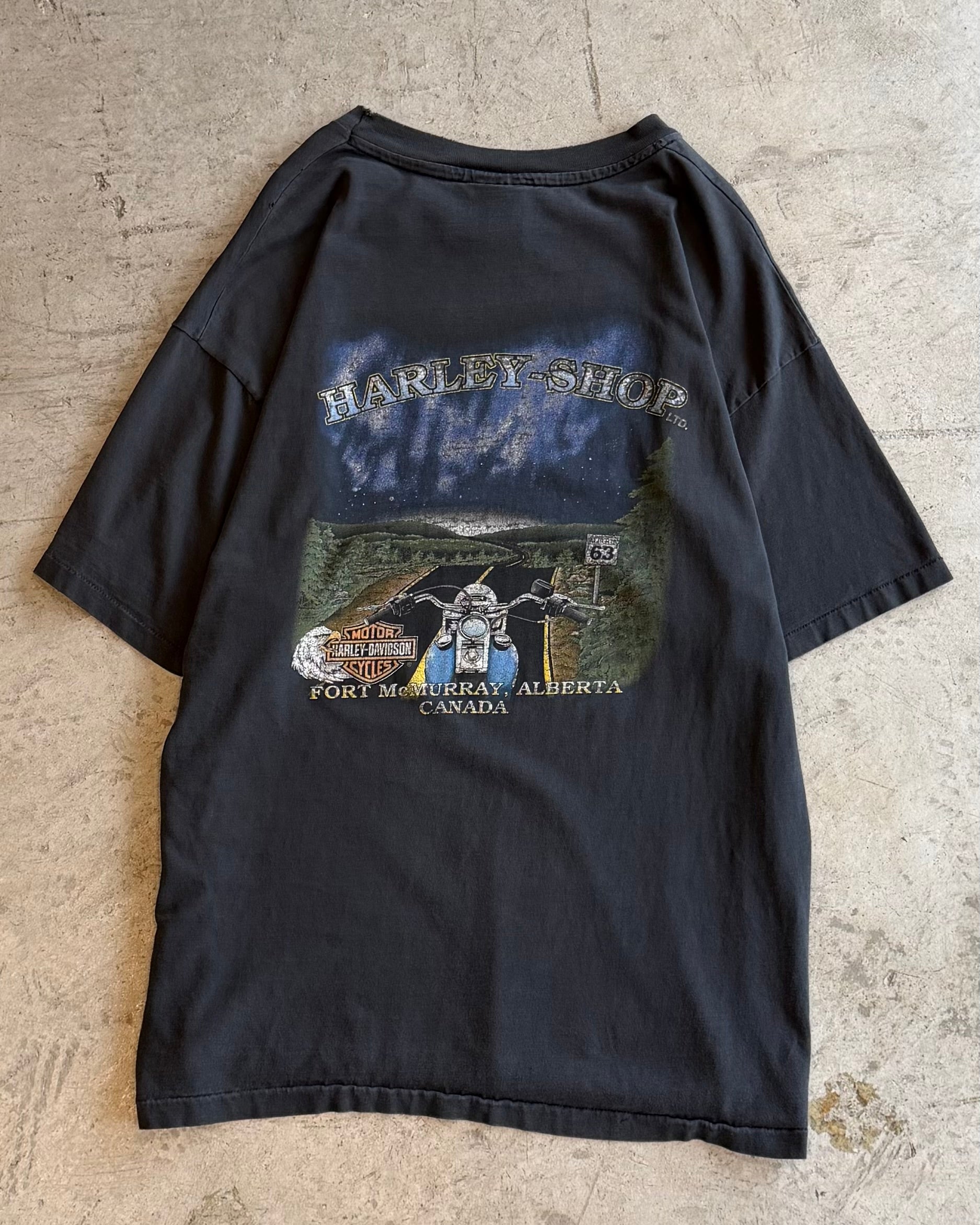 90’s “HARLEY-DAVIDSON” print t-shirt X-LARGE