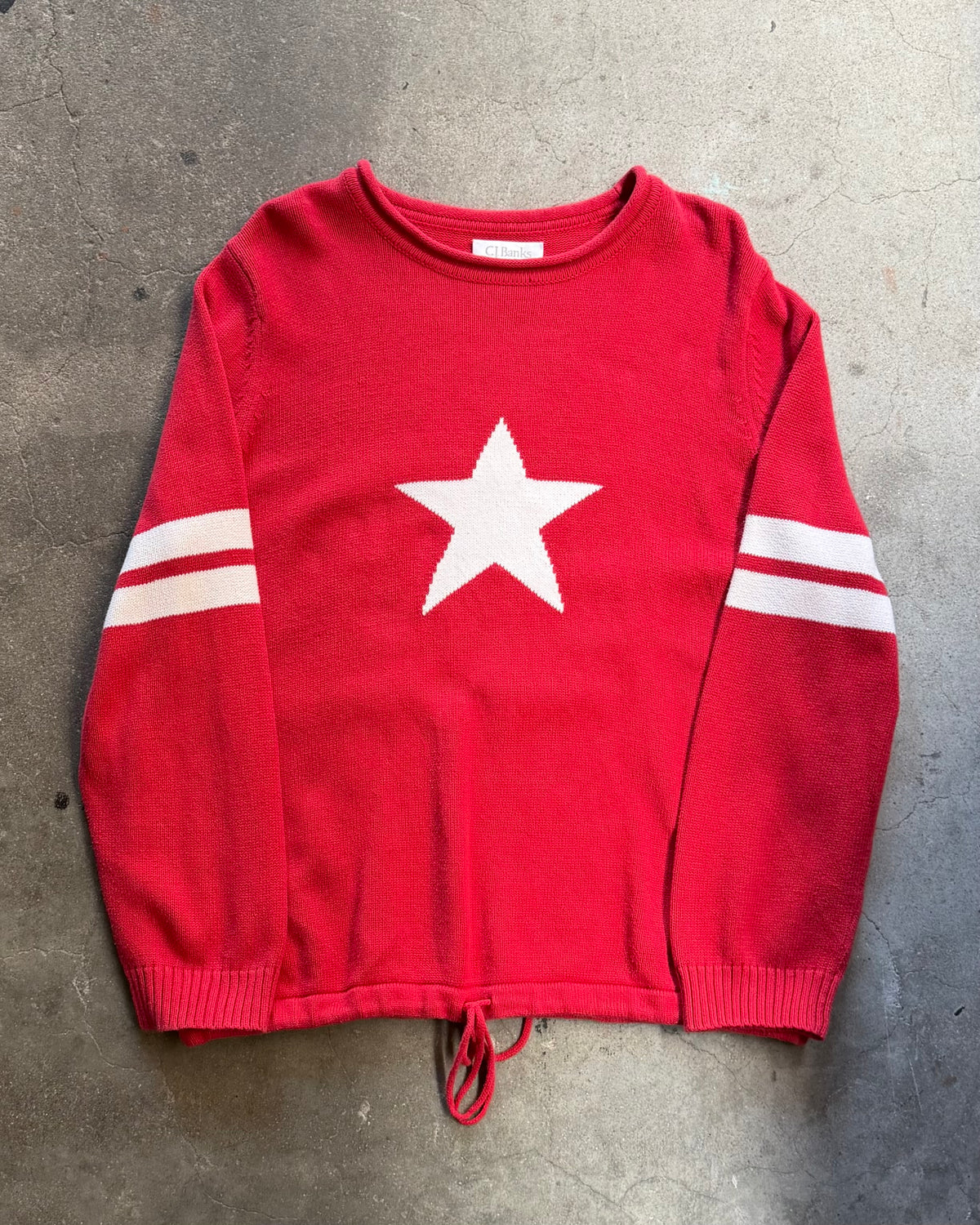 00’s “CJ Banks” star design knit large