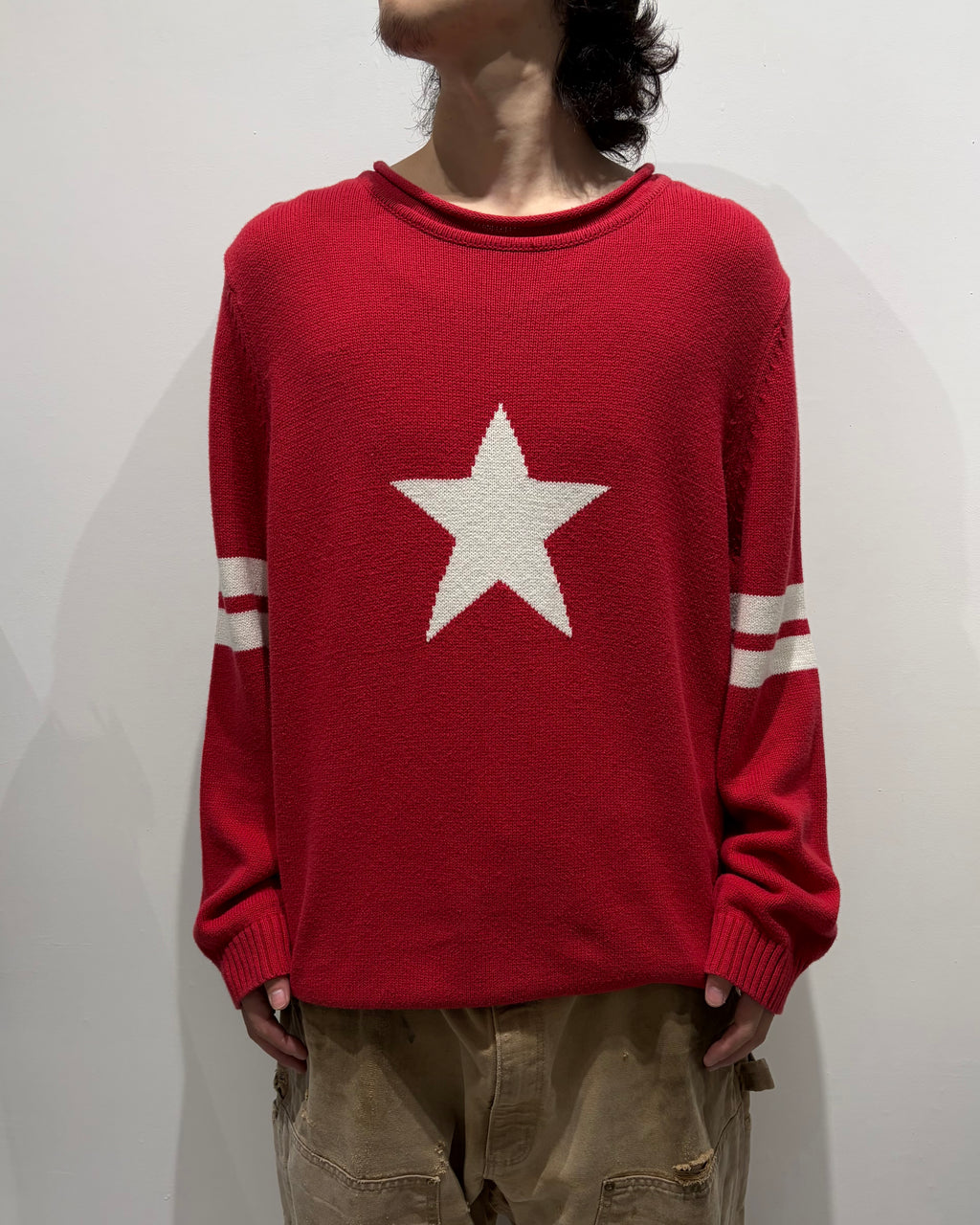 00’s “CJ Banks” star design knit large