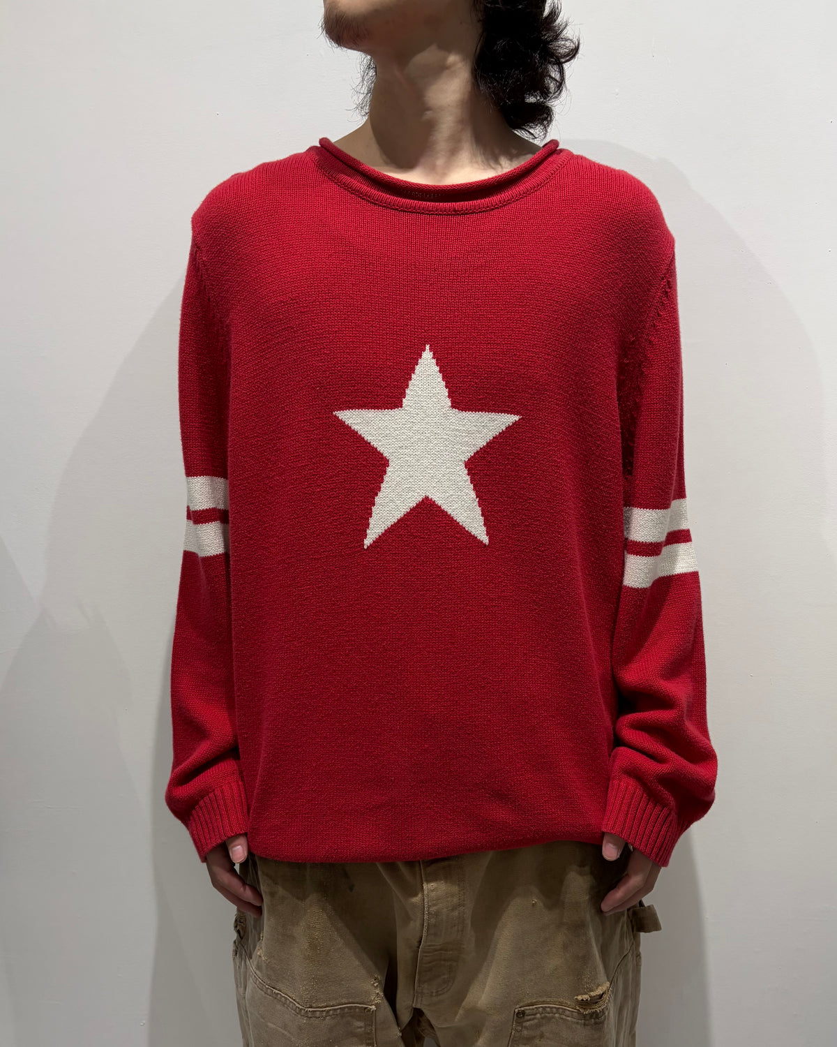00’s “CJ Banks” star design knit large