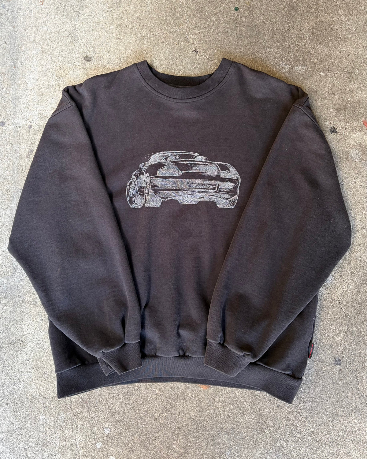 90-00’s “PORSCHE” company sweat X-large
