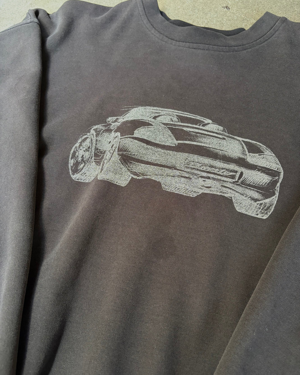 90-00’s “PORSCHE” company sweat X-large