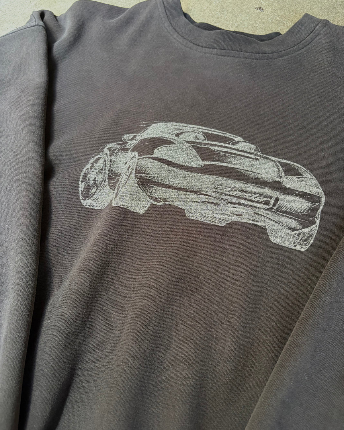 90-00’s “PORSCHE” company sweat X-large