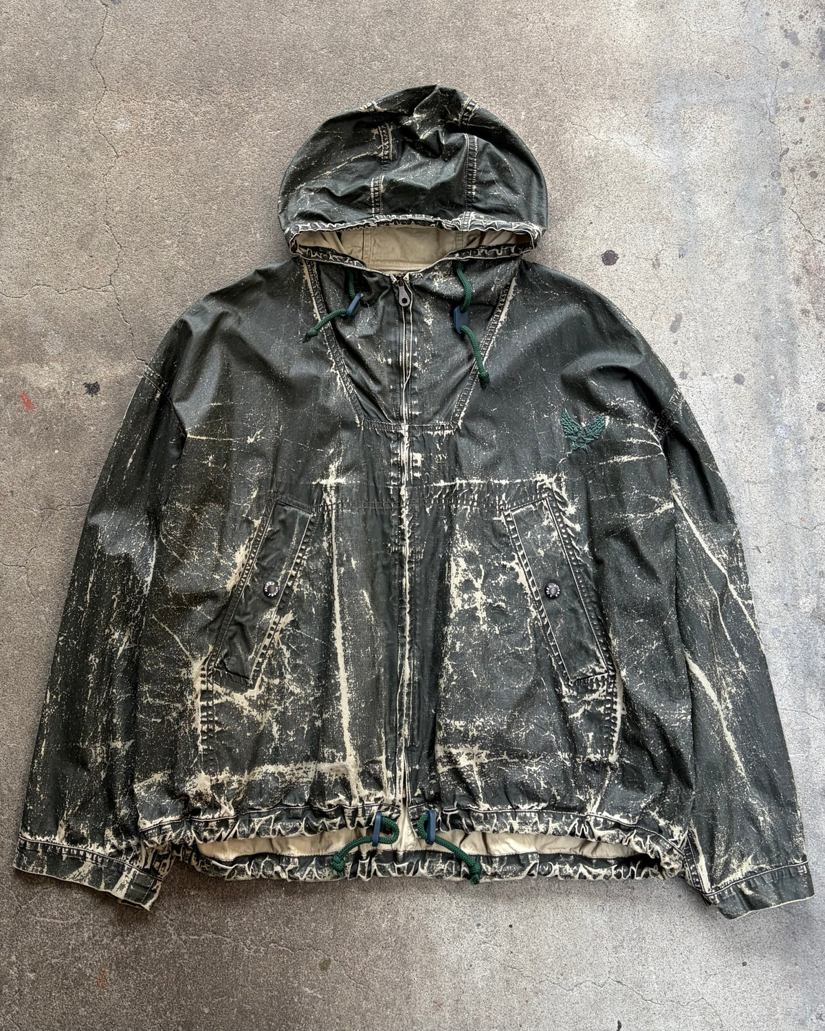 90’s “AVIREX” pullover anorak parka medium