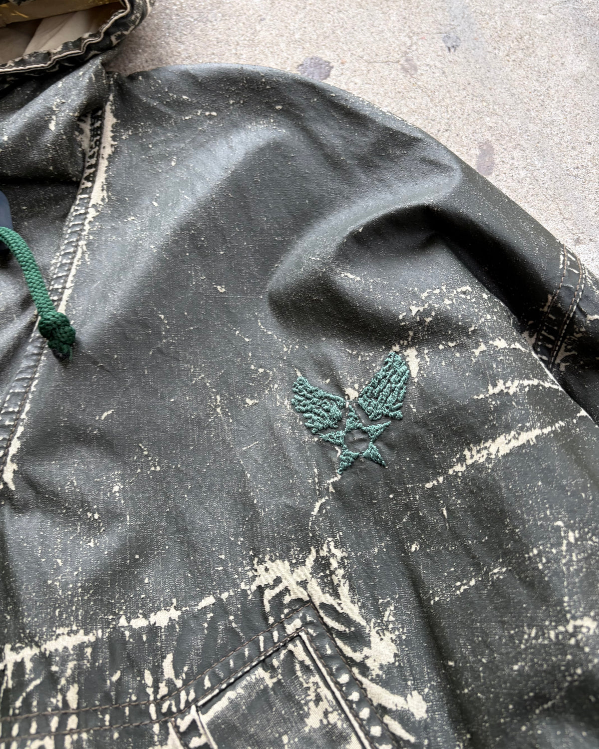 90’s “AVIREX” pullover anorak parka medium